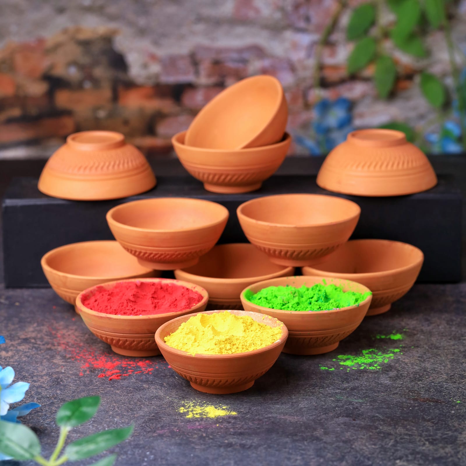 Terracotta Special Chutney (Dip) Bowl | Handmade Clay Serving Bowl – Plates & Bowls on Brown Living™. SKU: SB-9. Img 17.