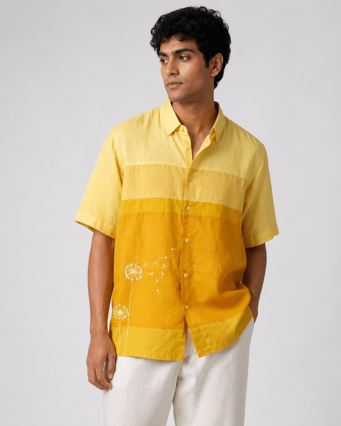 The Aakar Shirt Unisex Minimal Contemporary Shirt – Womens Shirt on Brown Living™. SKU: SH100. Img 10.