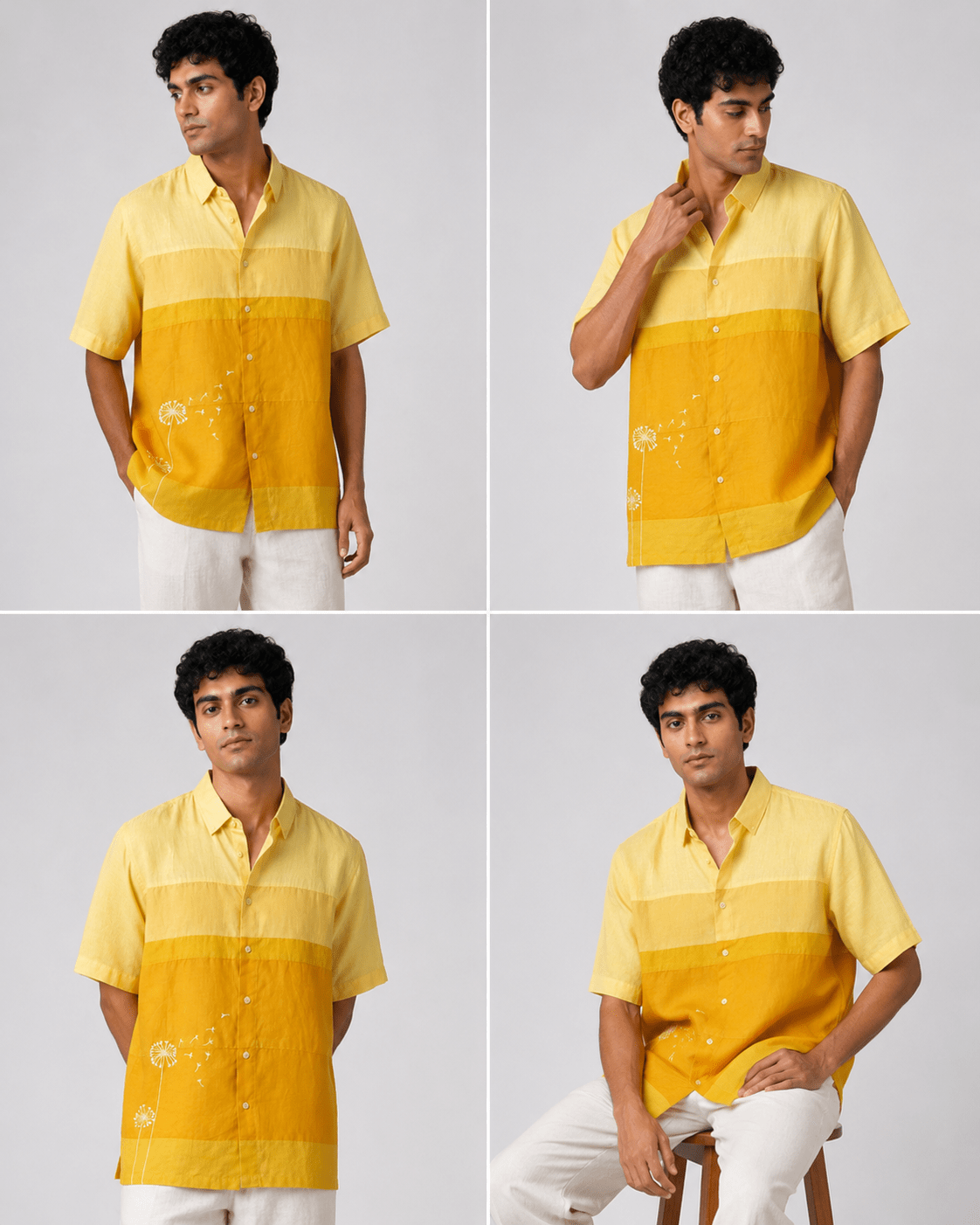 The Aakar Shirt Unisex Minimal Contemporary Shirt – Womens Shirt on Brown Living™. SKU: SH101. Img 14.