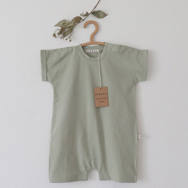 The Classic 100% Organic Cotton Kids Romper | Verified Sustainable Kids Rompers on Brown Living™