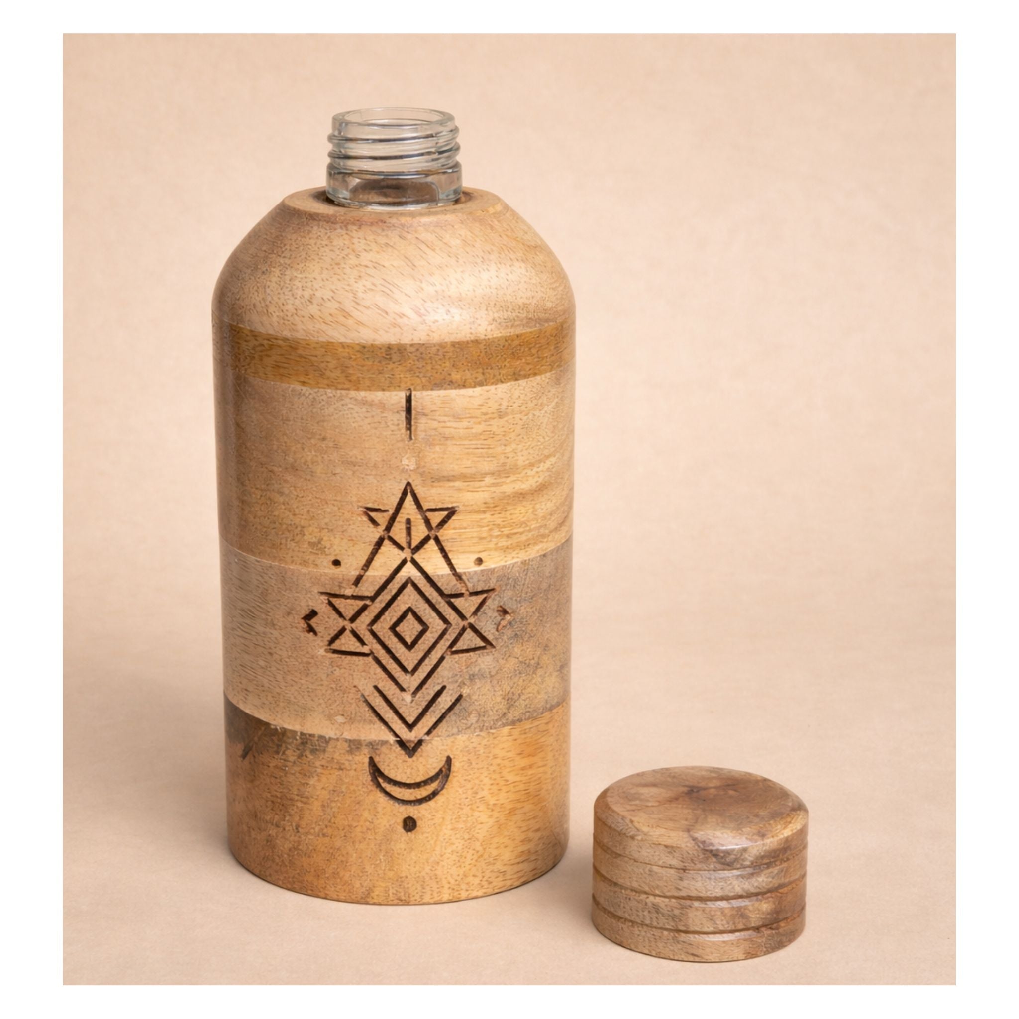 The Crescent Ritual Vessel | Handcrafted Sacred Ritual Bottle – Religious Items on Brown Living™. SKU: RTL-CRS-200. Img 2.