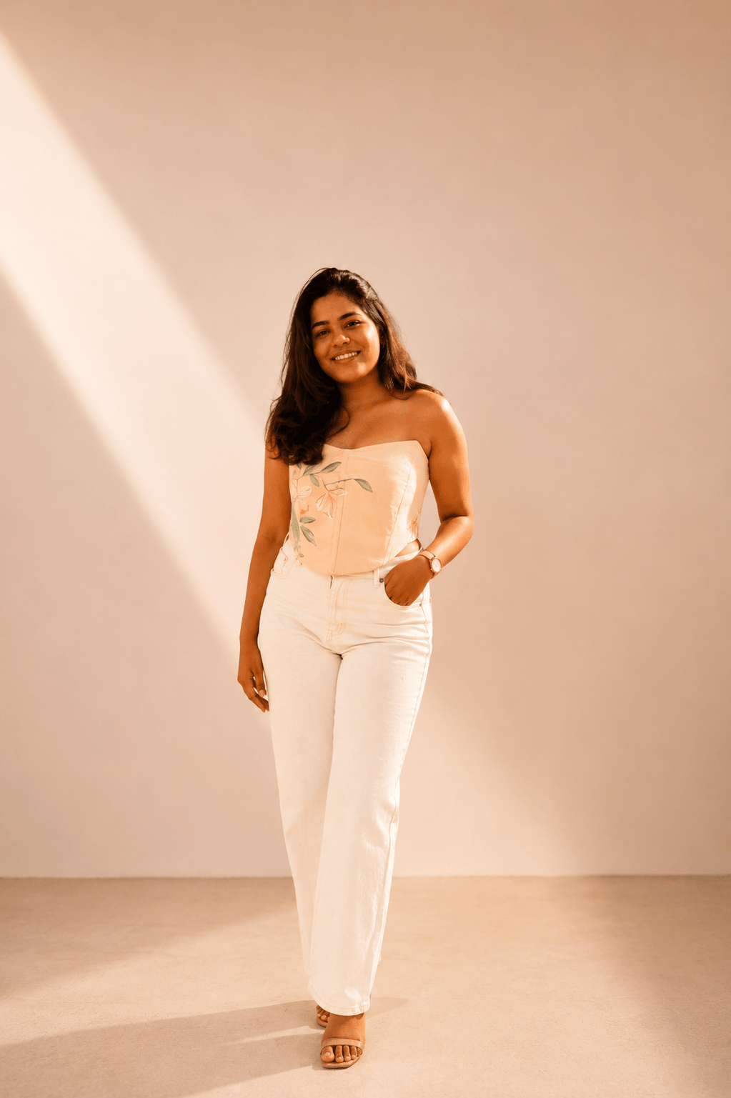 The Naina Corset Top | Structured Handcrafted Women’s Fashion Top – Womens Top on Brown Living™. SKU: CO04. Img 7.