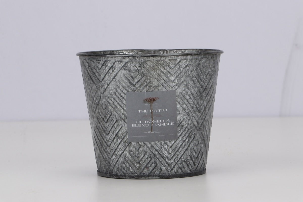 The Patio - Citronella Oil Bucket Candle | Verified Sustainable by Brown Living™