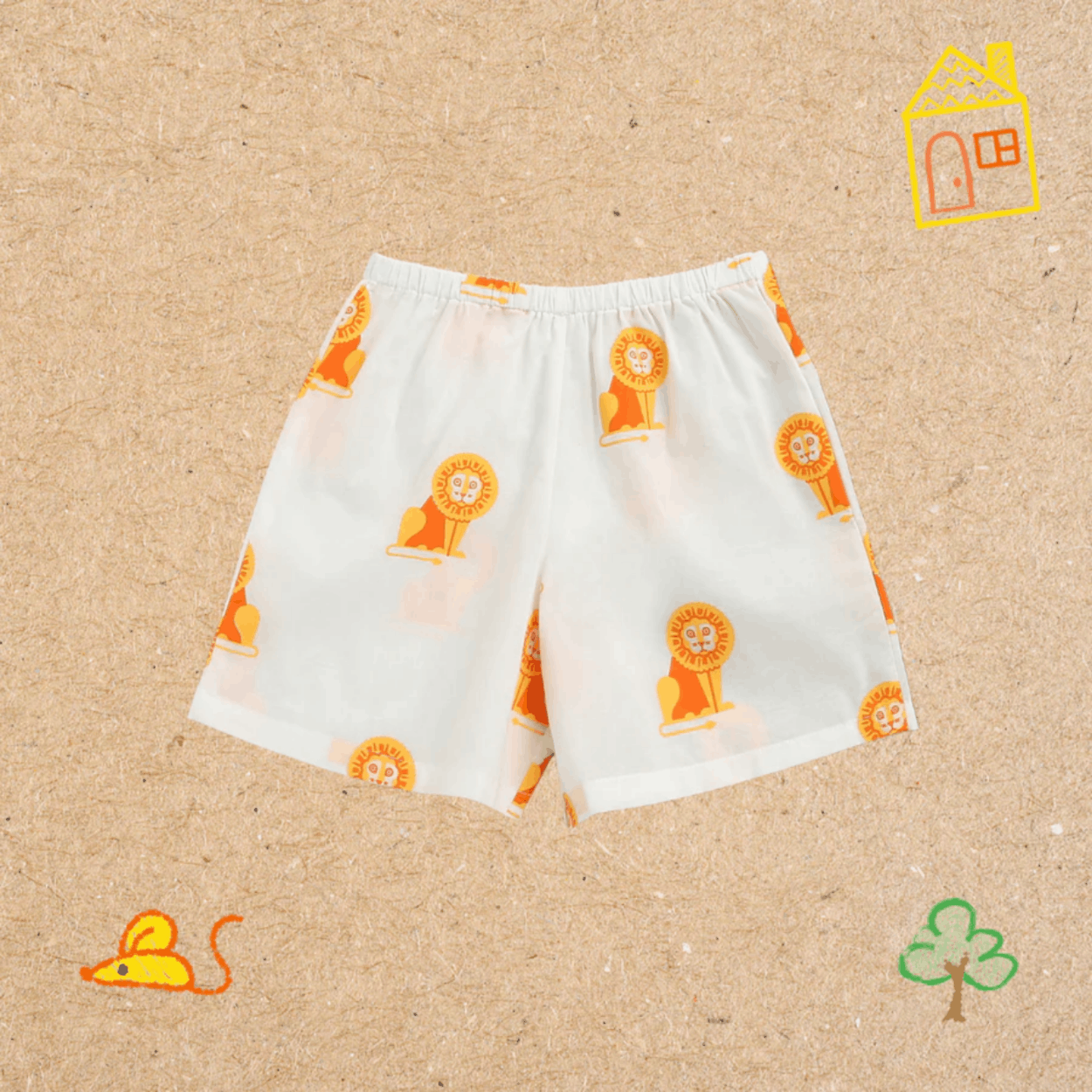 The Regal Lion Unisex Kids Cotton Nightwear Set – Kids Pajamas on Brown Living™. SKU: MITHNW-094-1. Img 9.