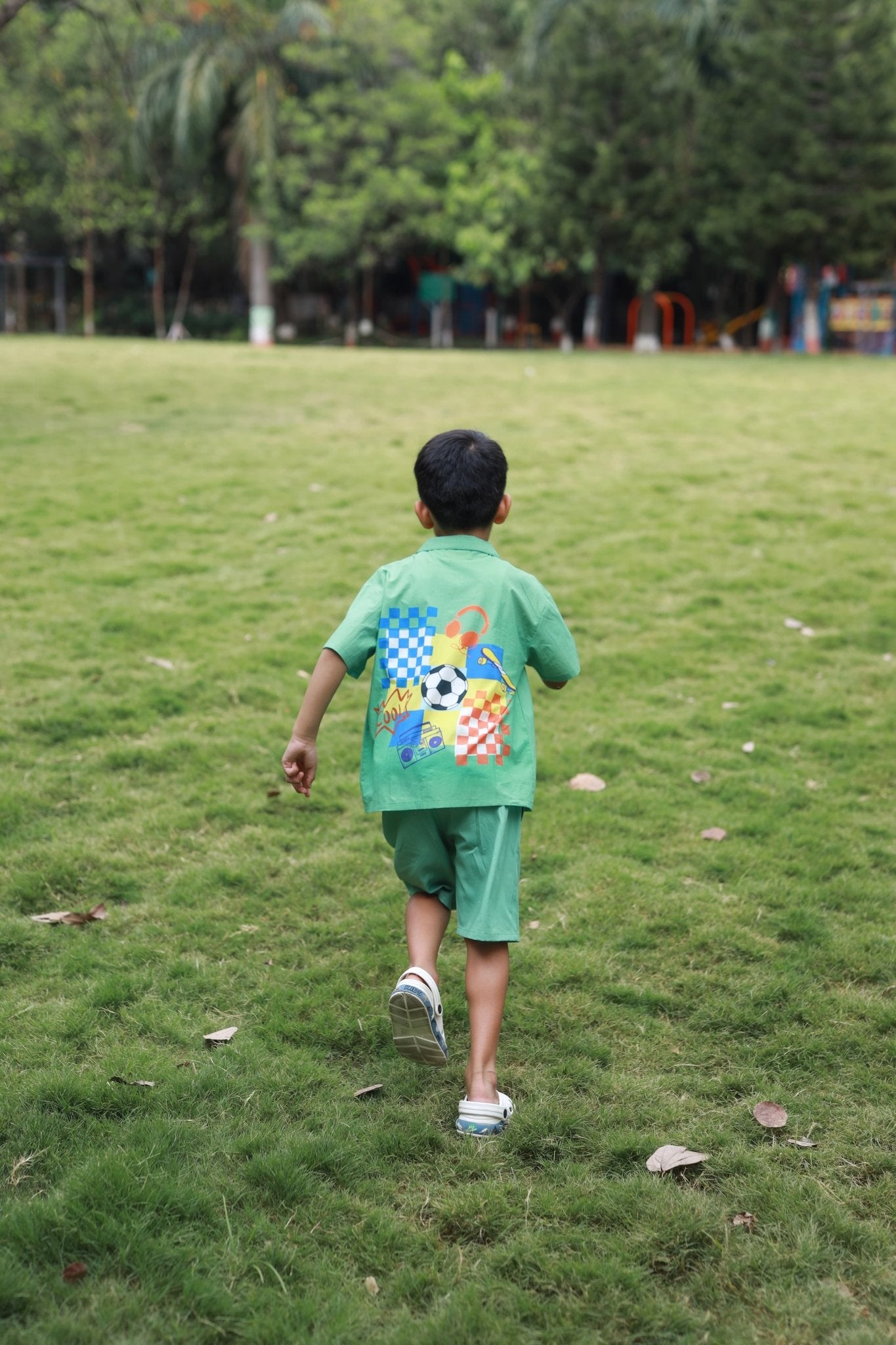 The Sur Squad Boys Co - ord Set | Printed Comfortable Kids Outfit – Kids Daywear Sets on Brown Living™. SKU: SSB56M1. Img 2.