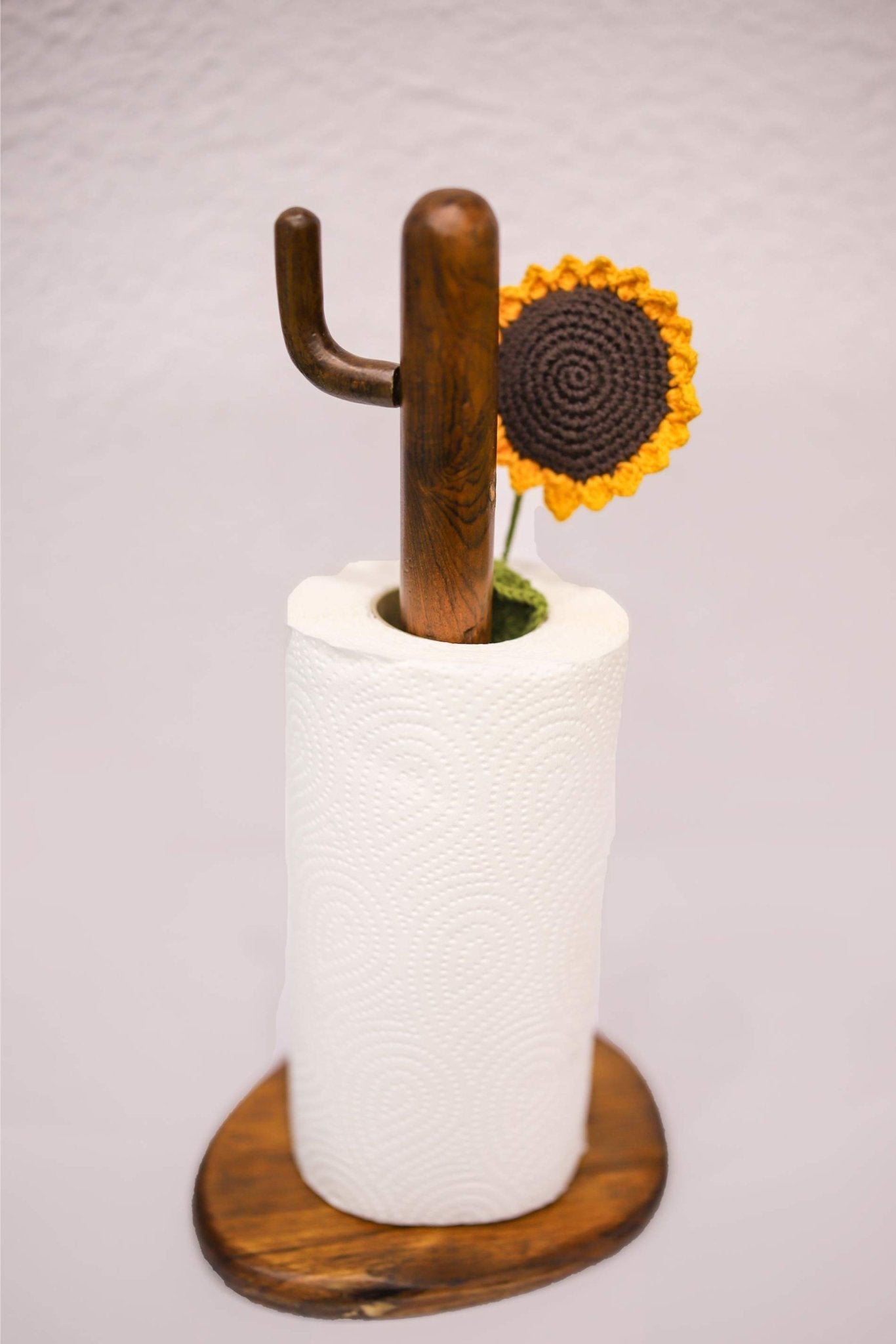 Tissue Roll Holder | Wooden Tissue Paper Stand – Home Decor on Brown Living™. SKU: TRC. Img 12.