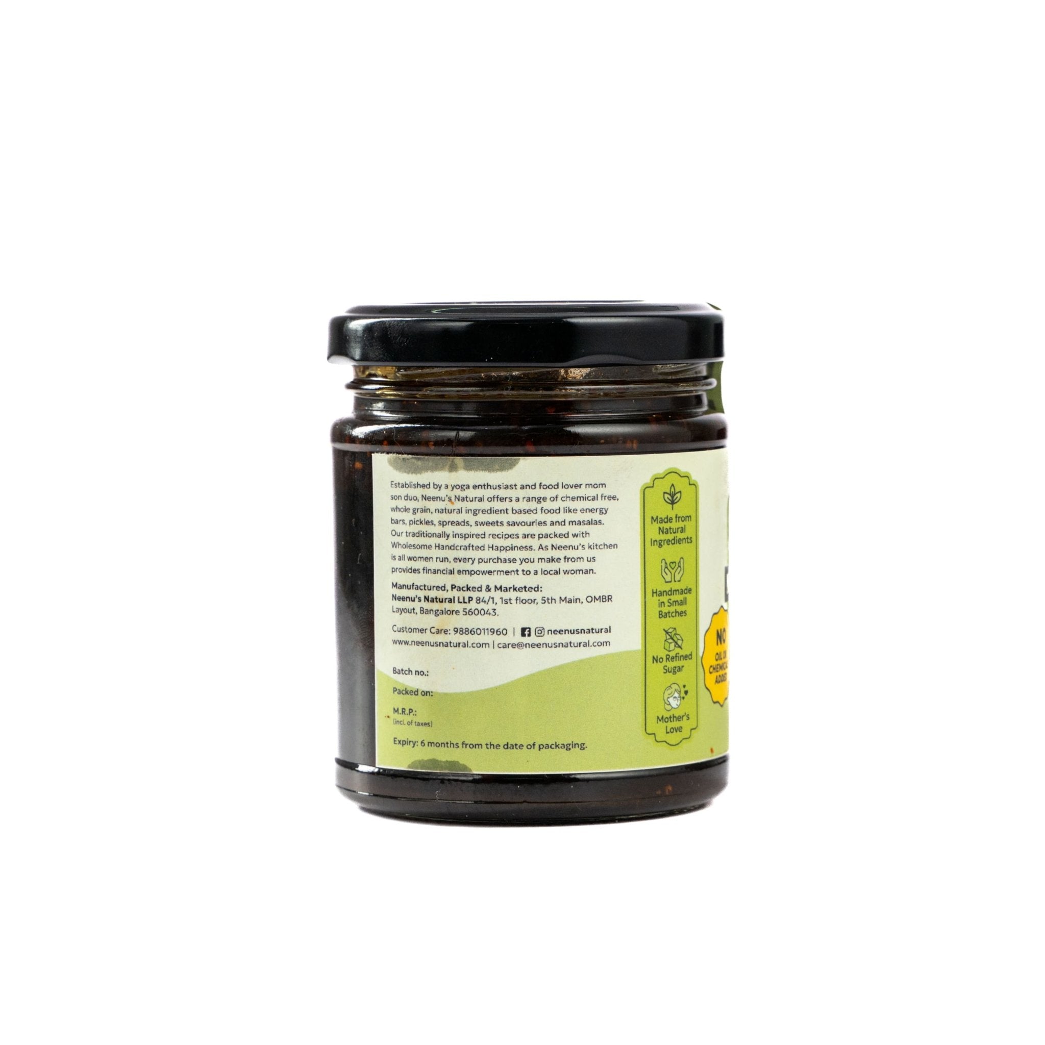 Traditional Mango Pickle | Spicy & Tangy Indian Style Condiment – Pickles & Chutney on Brown Living™. SKU: NN_02. Img 4.