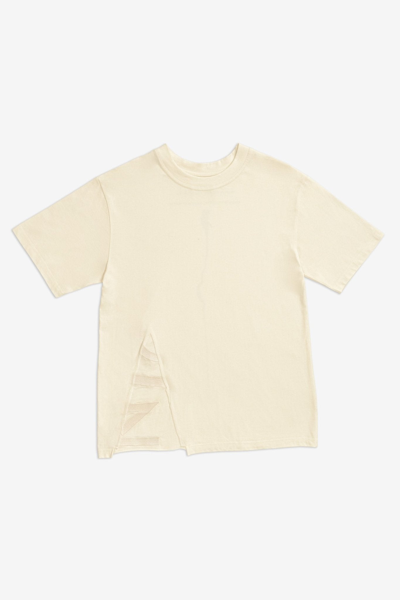 Triangle Cut Unisex T-Shirt – Stylish Casual Wear for Everyday Comfort – Womens T-Shirt on Brown Living™. SKU: NBTW-005. Img 6.