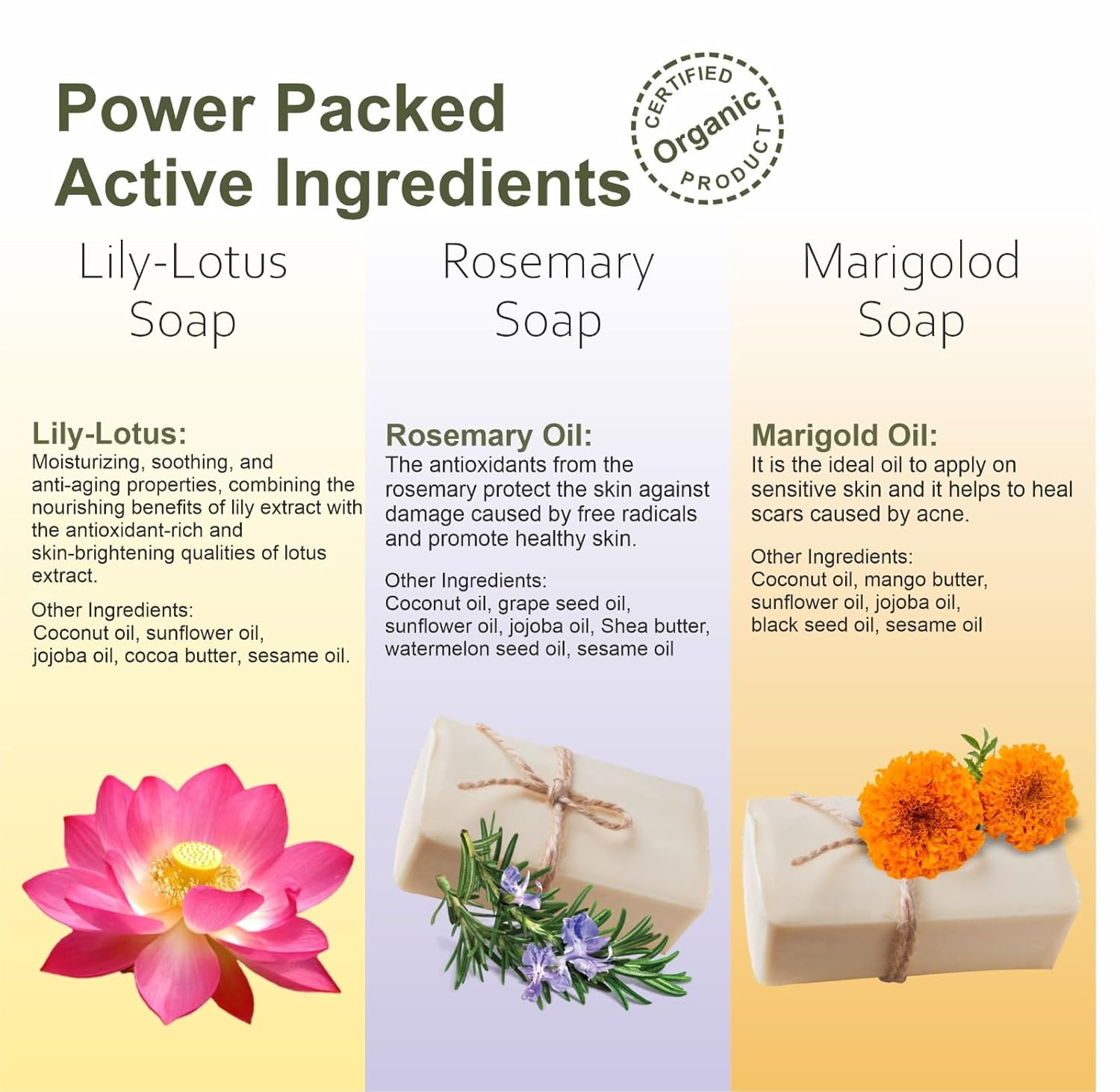 Triple Delight Organic Soap | Natural Handmade Bath Bar – Body Soap on Brown Living™. SKU: AX-SXKK-8XIF. Img 4.