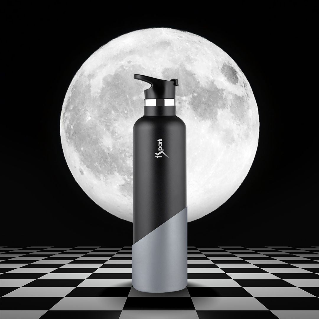 Triple Insulated Steel Bottle | 18H Hot & 30H Cold – Bottles & Sippers on Brown Living™. SKU: SS-1LB-FG. Img 1.