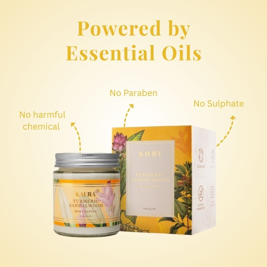Turmeric Body Lotion for Radiant, Nourished Skin | 120g – Body Lotion by Kaura available on Brown Living™. . SKU: BL - KI - 062. Img 7.