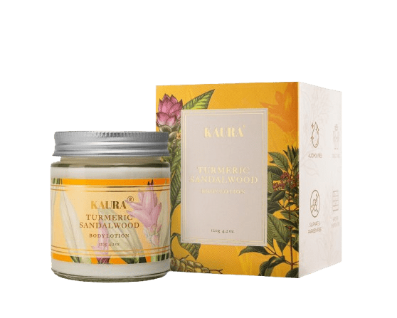 Turmeric Body Lotion for Radiant, Nourished Skin | 120g – Body Lotion by Kaura available on Brown Living™. . SKU: BL - KI - 062. Img 9.