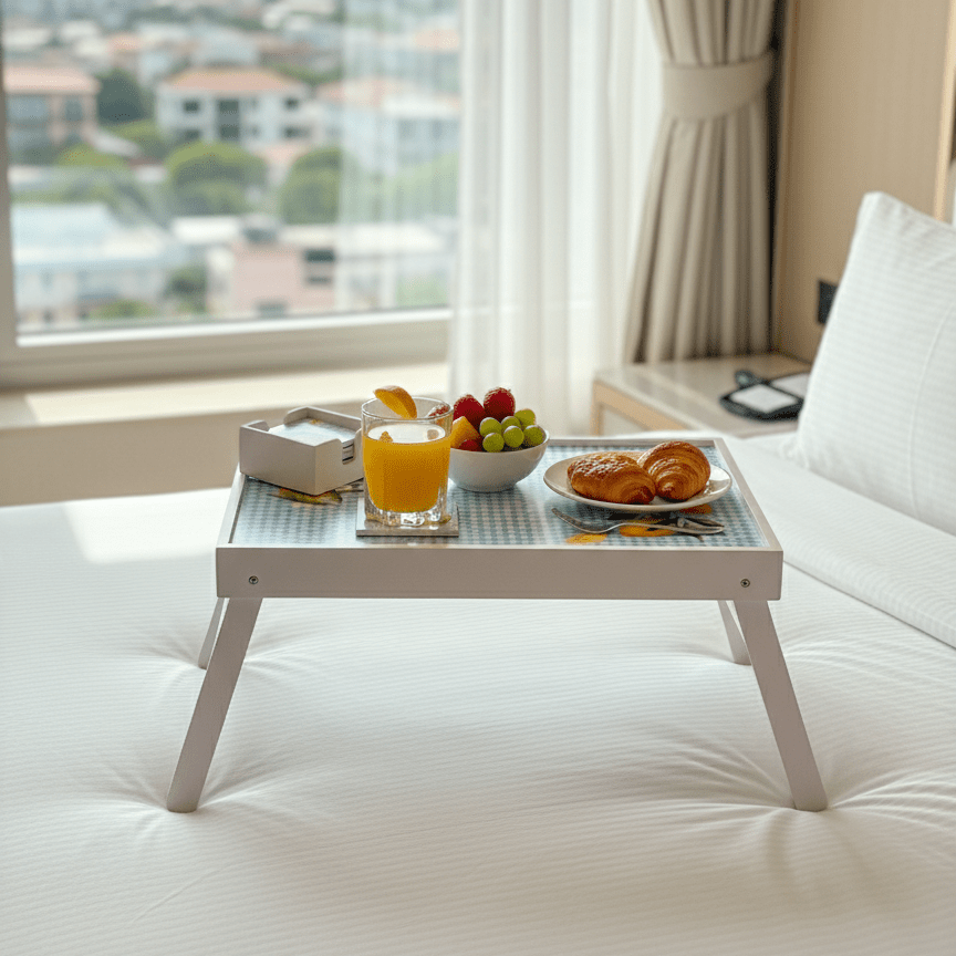 Tuscan Citrus Breakfast Table Foldable Bed Tray – Trays & Platters on Brown Living™. SKU: TLD-BL-08. Img 2.