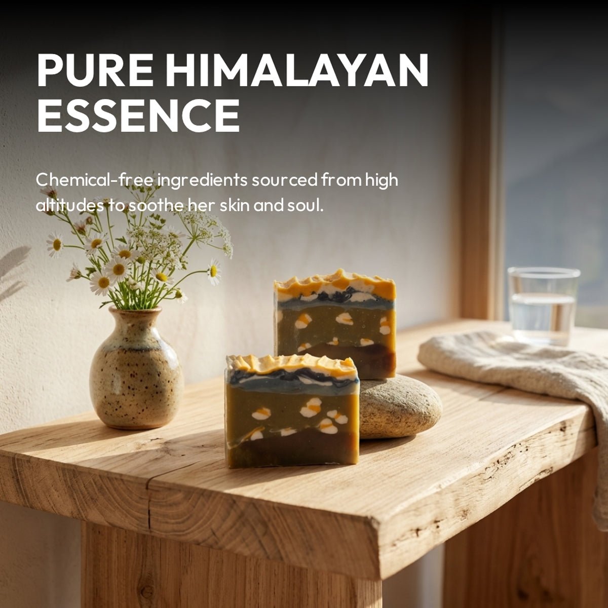 Twilight Herbscape Soap – Herbal Infused Natural Bathing Bar – Soap on Brown Living™. SKU: LN-TH-01. Img 5.