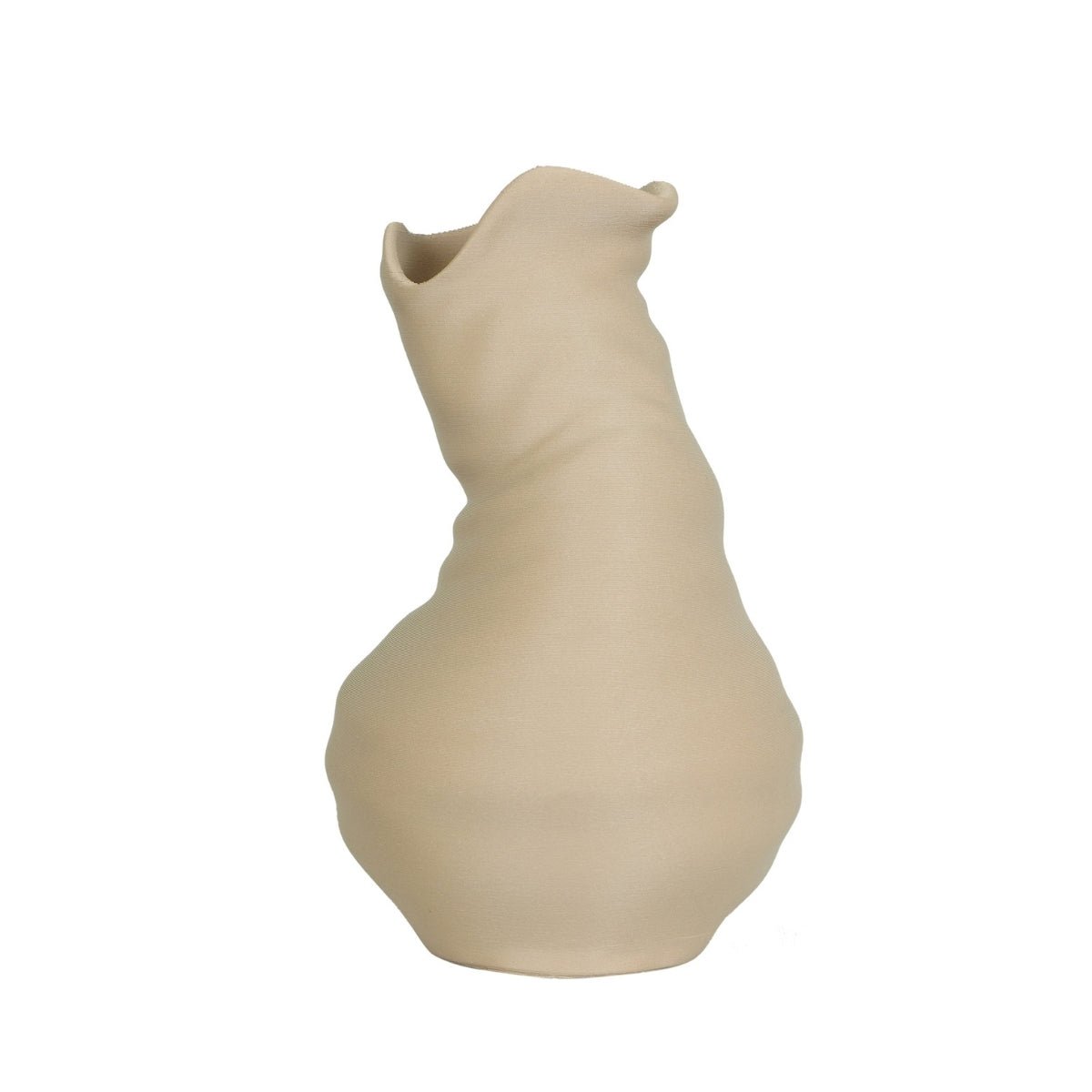 Unfinished Pot Plant - Based Light Wood Vase – Home Decor on Brown Living™. SKU: UNPOEDPLLWA027. Img 2.