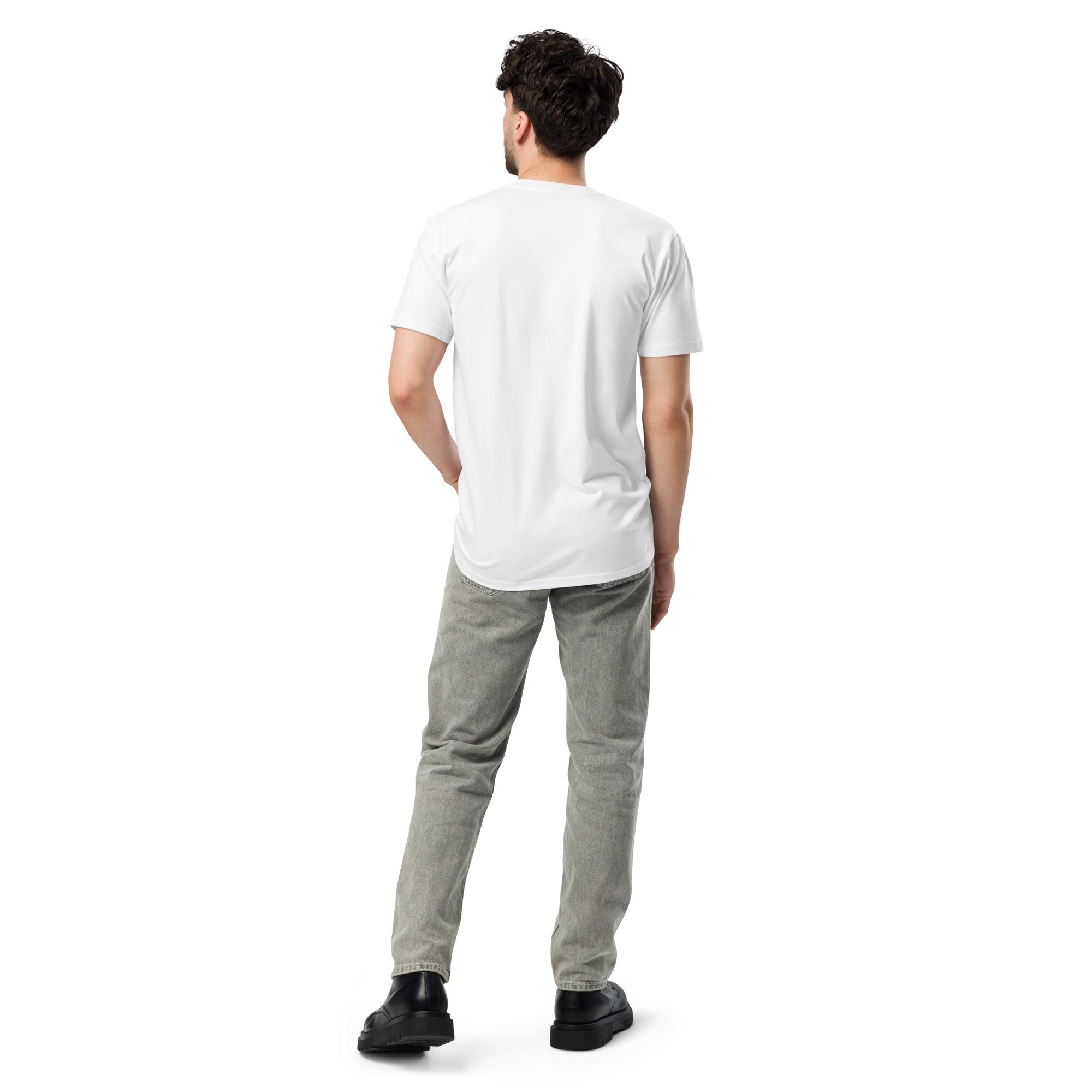 Unisex Pome Regenerative Tee Sustainable Cotton T-Shirt – Womens Shirt on Brown Living™. SKU: UTP-R25206-S-OFFWH. Img 6.