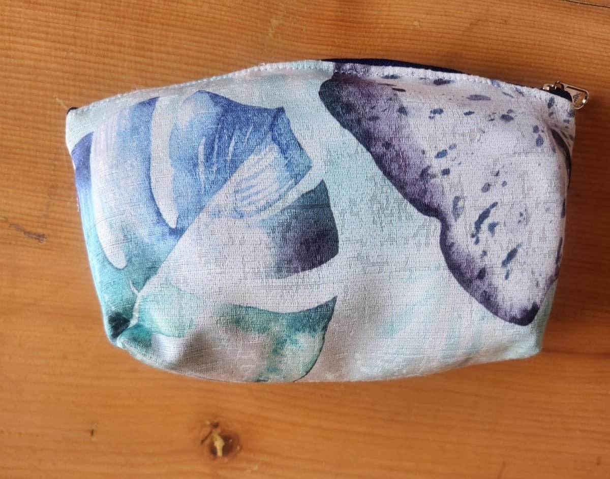 Upcycled Cloth Pouch Eco Friendly Multipurpose Organizer – Womens Accessories on Brown Living™. SKU: BL-IRAART-041. Img 2.