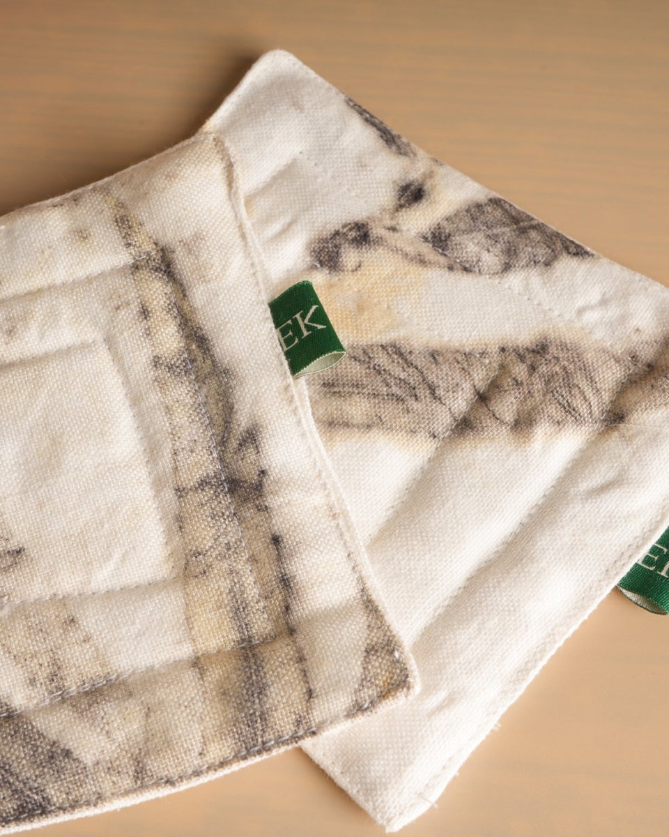 Upcycled Hemp Coasters (Set of 2) | Verified Sustainable by Brown Living™