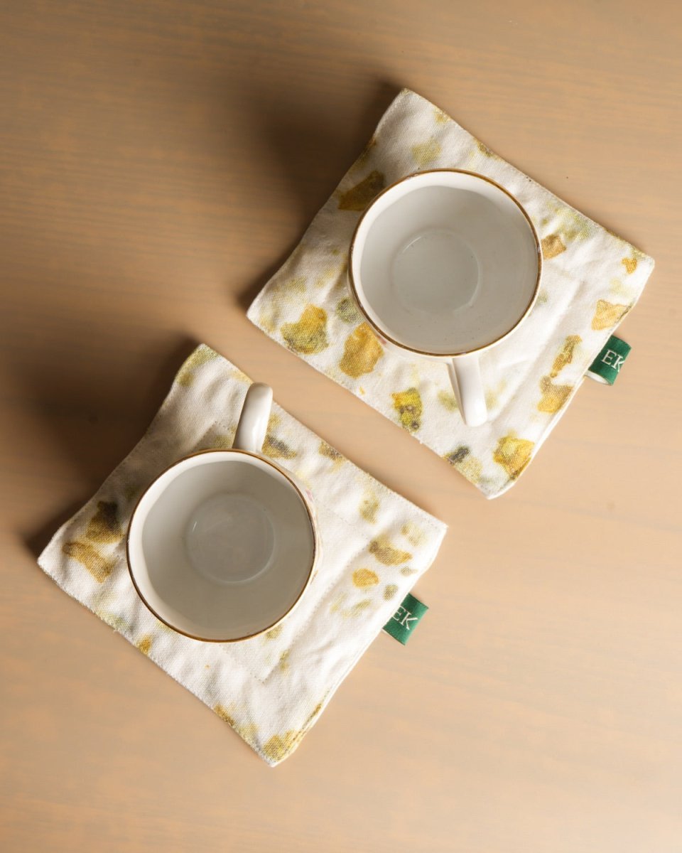 Upcycled Hemp Coasters (Set of 2) | Verified Sustainable by Brown Living™