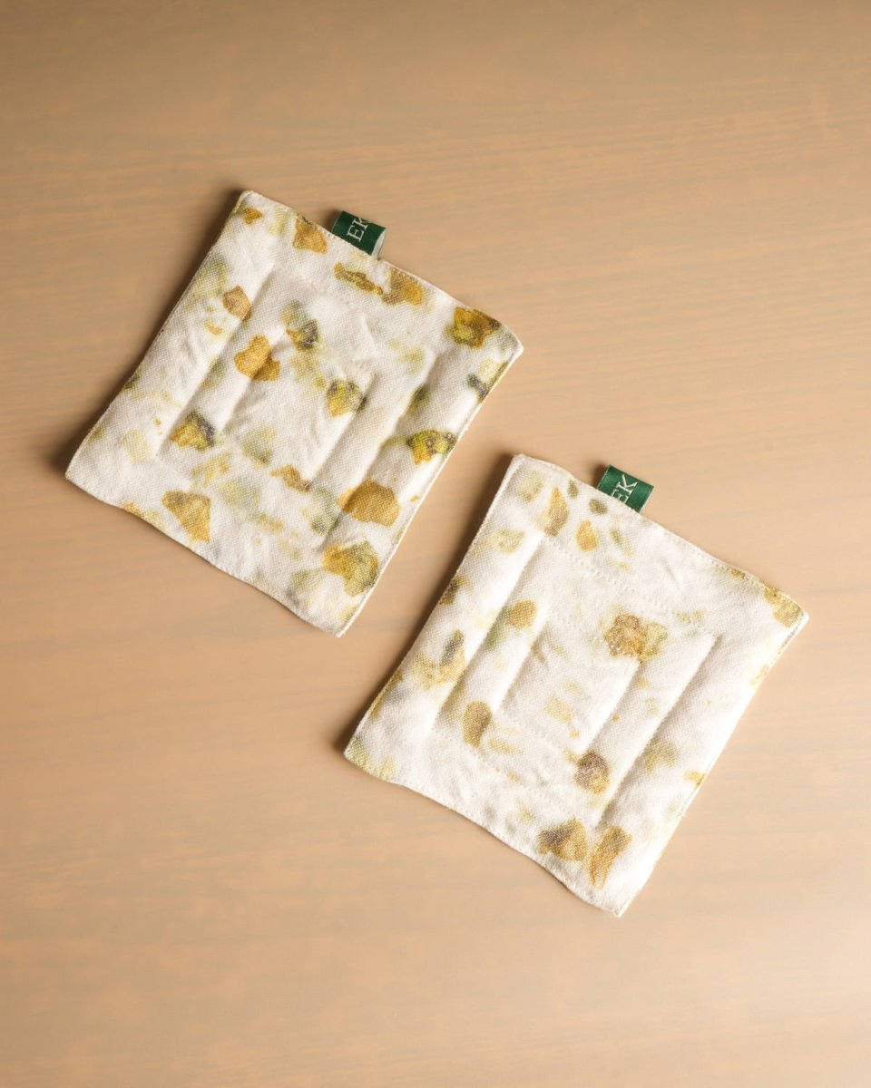 Upcycled Hemp Coasters (Set of 2) | Verified Sustainable by Brown Living™