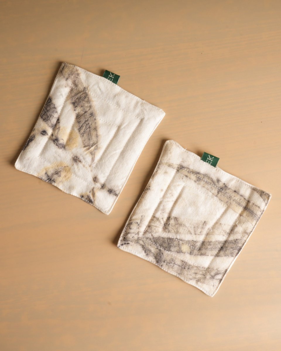 Upcycled Hemp Coasters (Set of 2) | Verified Sustainable by Brown Living™