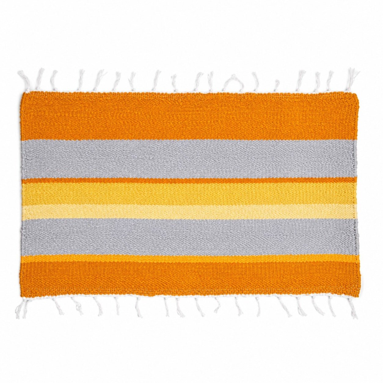 Upcycled Marine Textile Doormat | Reclaimed Fabric Home Mat – Mats & Rugs on Brown Living™. SKU: DOORMATORG. Img 5.