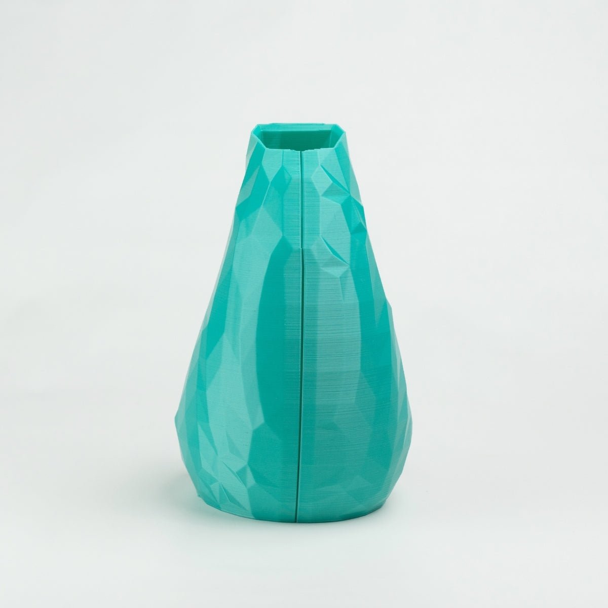 Upturned Comma Plant - Based Seafoam Green Vase – Home Decor on Brown Living™. SKU: UPCOEDPLAGA050. Img 2.