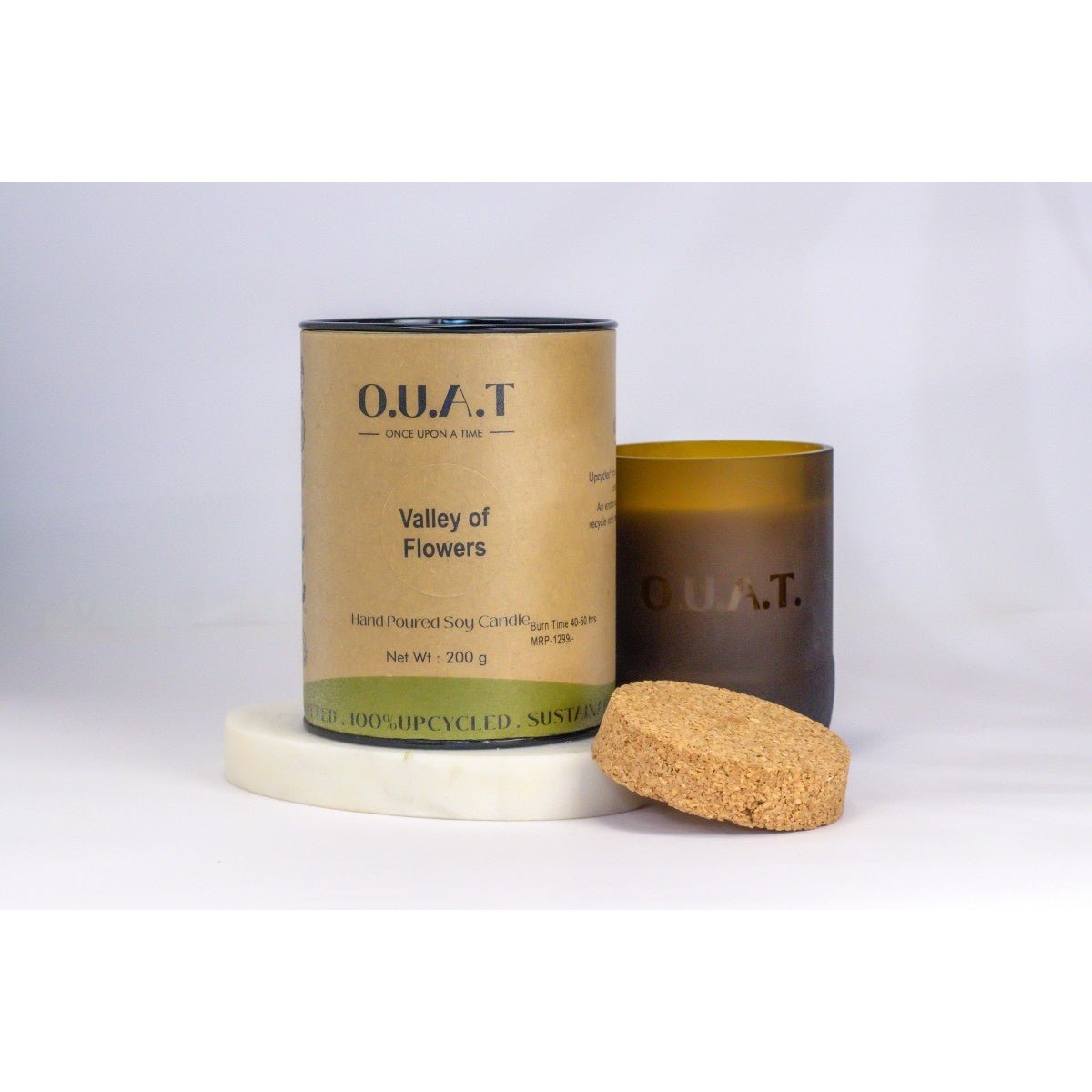 Valley Of Flowers Handpoured Soy Wax Scented Candle – Candles & Fragrances on Brown Living™. SKU: OVF7. Img 1.
