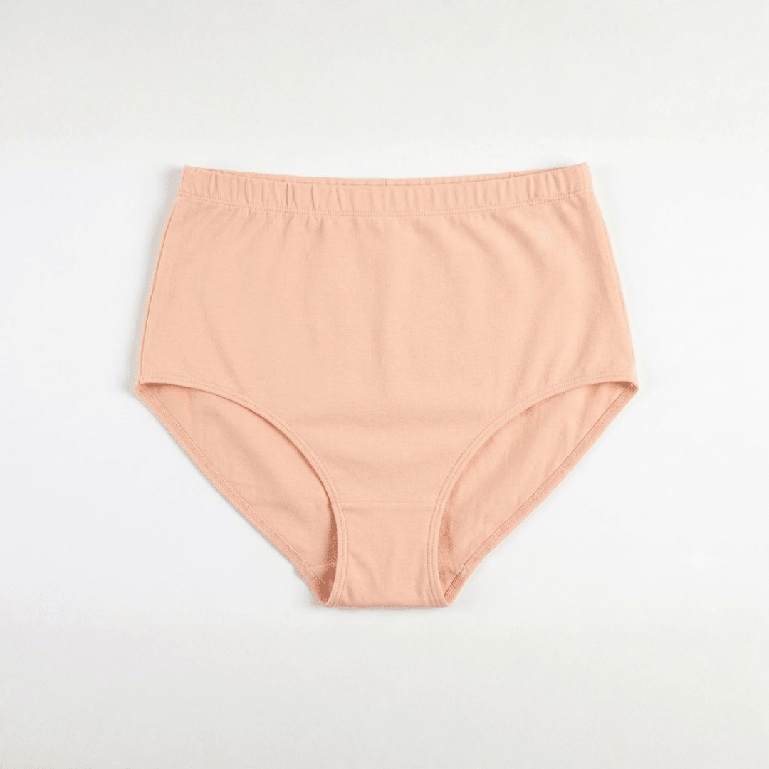 Vanilla & Blush Organic Cotton Classic Brief Pack of 2 – Womens Underwear on Brown Living™. SKU: 001HWBNude-BeigeS. Img 2.