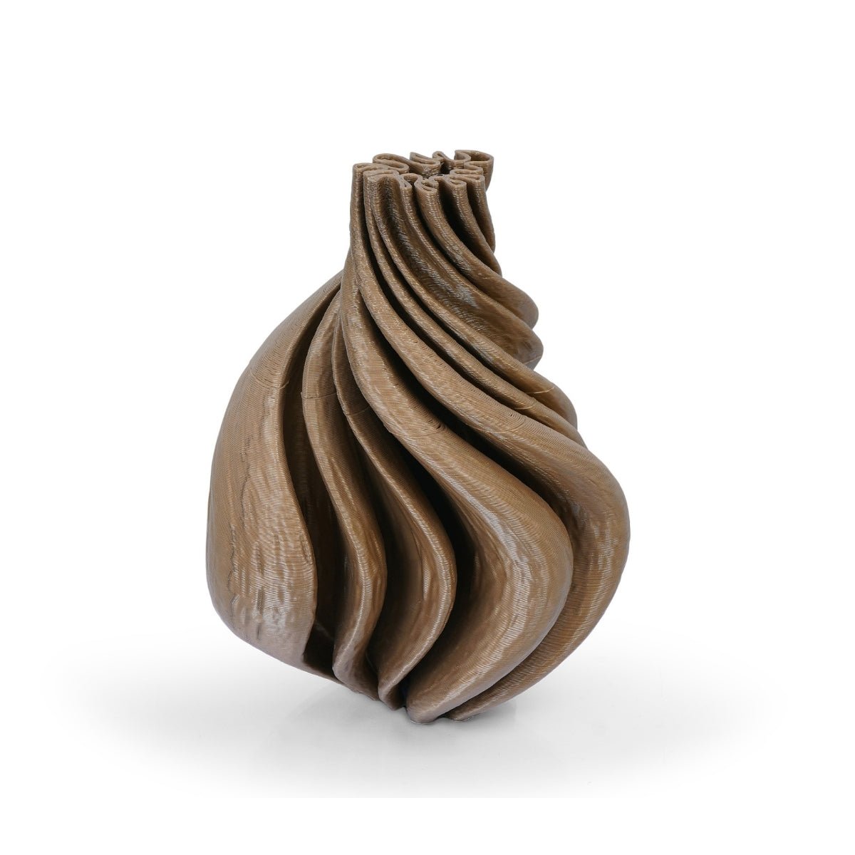 Wave Package Plant - Based Exotic Bronze Decor – Home Decor on Brown Living™. SKU: WAPAEDPLEBA011. Img 3.