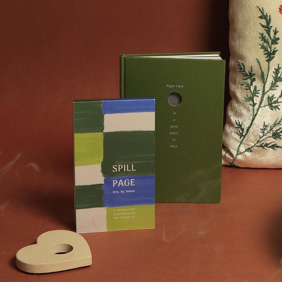 Wellness Journal & Notepad Bundle | 100% Tree-Free – Organizers & Planners on Brown Living™. SKU: KOI-GB-MG-023. Img 1.