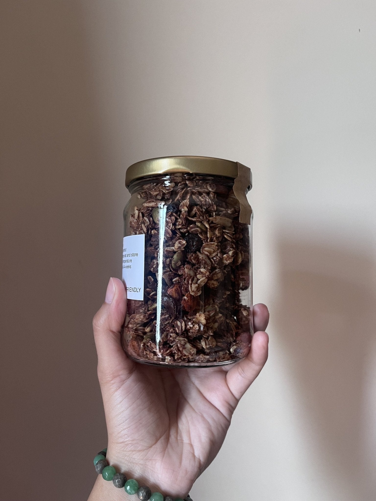 Wholesome Chocolate Granola | Vegan, Gluten-Free & Refined Sugar-Free – Cereal & Meusli on Brown Living™. SKU: CGR. Img 2.