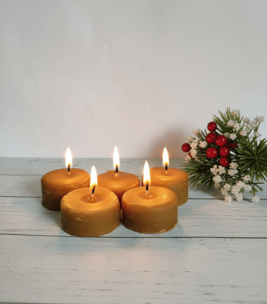 Wild Bees Wax Candles - Soothing Environment - Pack of 2 – Candles & Fragrances on Brown Living™. SKU: APPCL-114. Img 2.