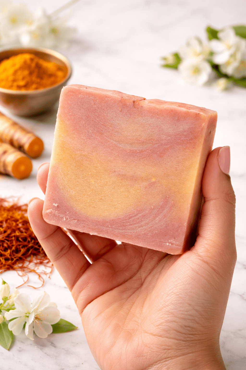 Wild Turmeric Handmade Soap 120g | Natural Bath Bar – Body Soap on Brown Living™. SKU: SN-CP-WT-120. Img 2.