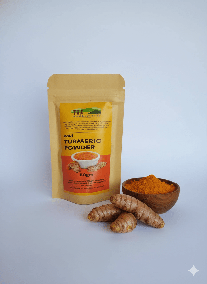 Wild Turmeric Powder – Natural Skin Brightener | Pure Herbal Powder – Seasonings & Spices on Brown Living™. SKU: APPCL-085. Img 5.