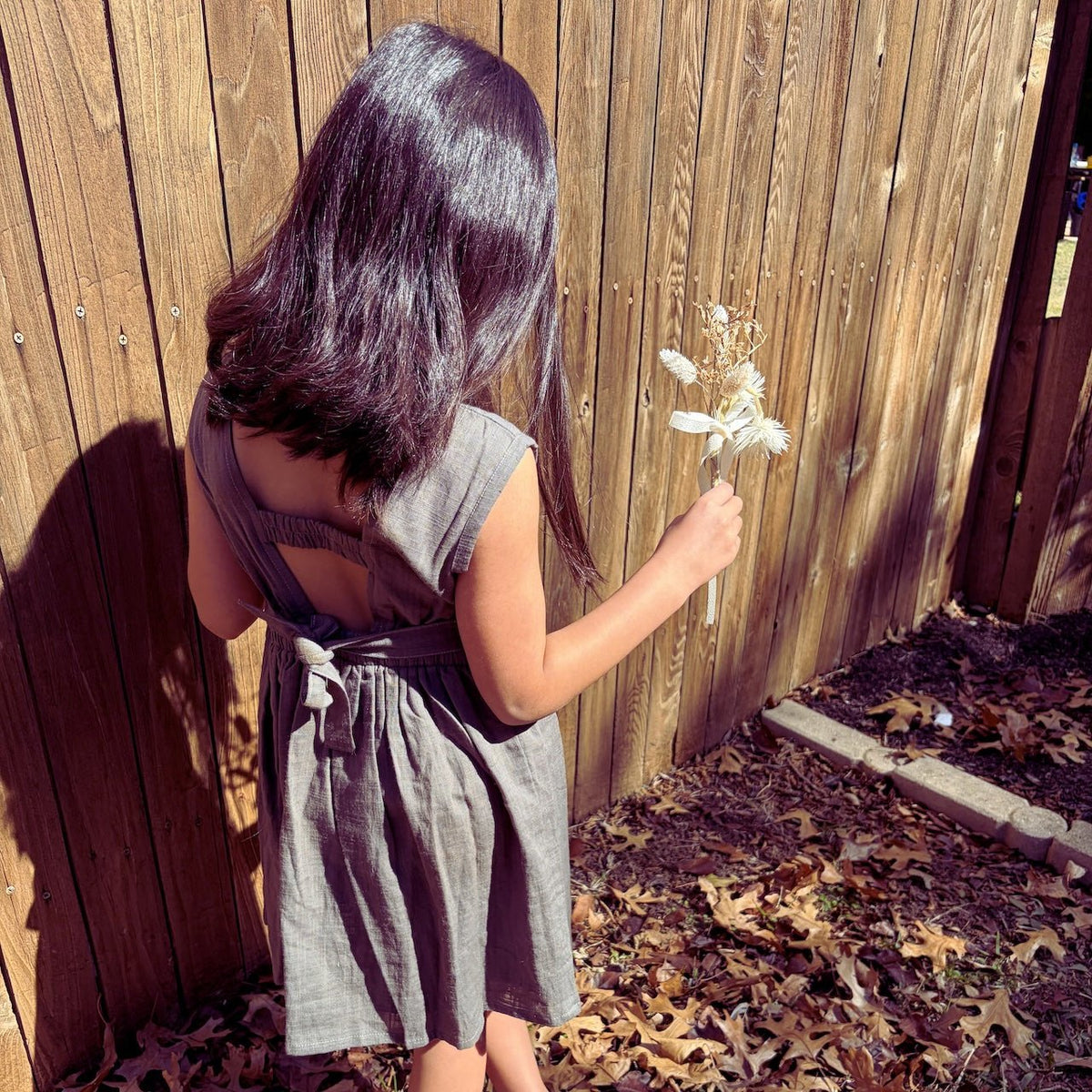 Wildflower Dress for Girls | Floral Dress for Kids – Kids Frocks & Dresses on Brown Living™. SKU: SS-02-0001_6-12M. Img 4.