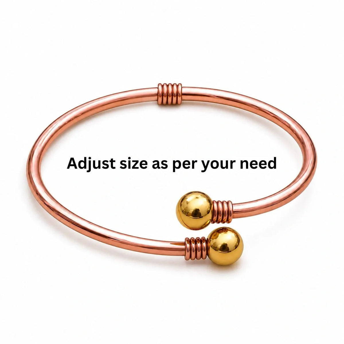 Women's Copper Anklet and Armlet Jewellery Set – Womens Anklets on Brown Living™. SKU: CUFF-COPPER-ANKLET. Img 4.