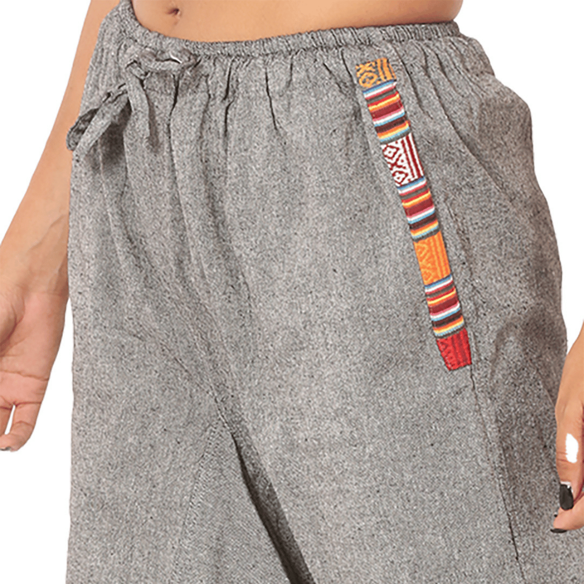 Women's Designer Harem Pants | Grey | Fits Waist Size 28" to 36" – Womens Pants by Hope - House of Pure Eco available on Brown Living™. . SKU: BT01023ND. Img 6.