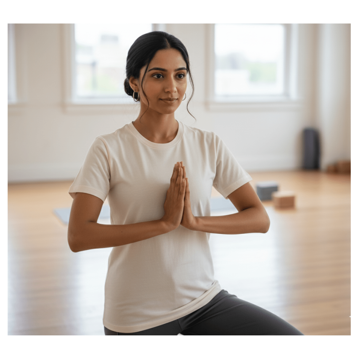 Womens Herbal - Infused Yoga & Athleisure Shirt – Womens Blouse on Brown Living™. SKU: SHNO-BL-46. Img 1.