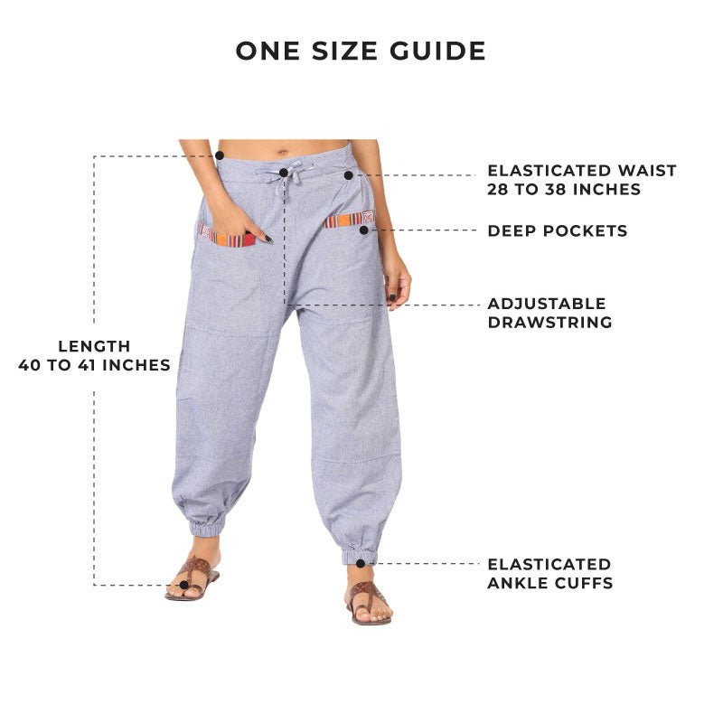 Women's Hopper | Lavender Blue | Fits Waist Sizes 28 to 38 Inches – Womens Pyjamas by Hope - House of Pure Eco available on Brown Living™. . SKU: HOP - BT41. Img 3.