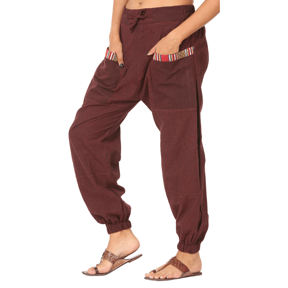 Women's Hopper | Maroon | Fits Waist Sizes 28 to 38 Inches – Womens Pyjamas by Hope - House of Pure Eco available on Brown Living™. . SKU: HOP - BT24. Img 5.