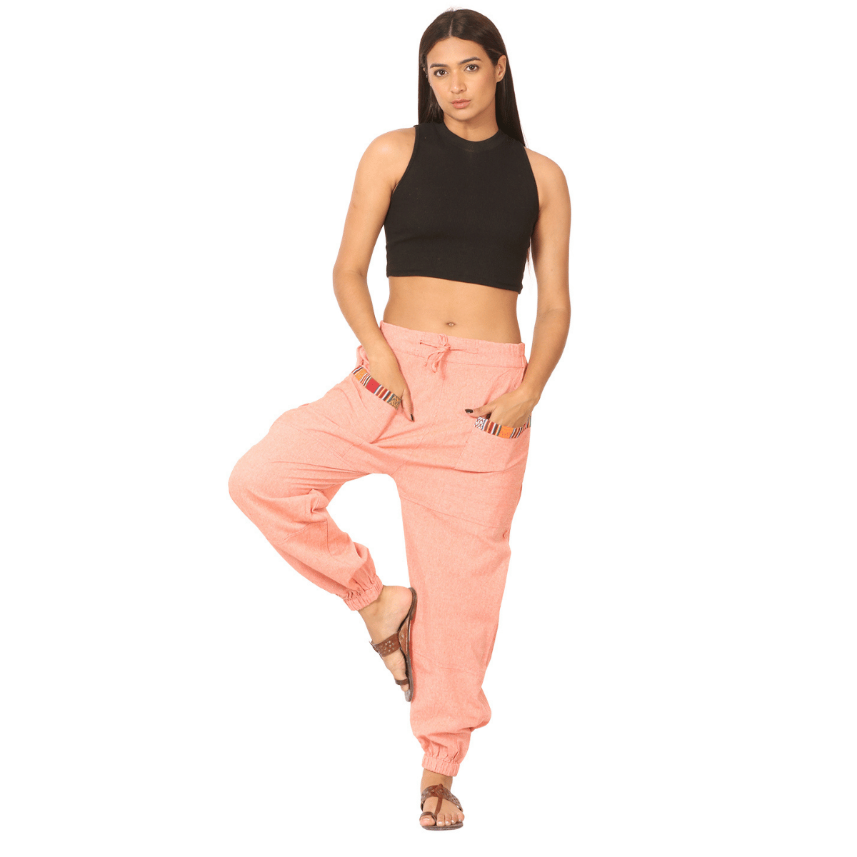 Women's Hopper | Orange | Fits Waist Sizes 28 to 38 Inches – Womens Pyjamas by Hope - House of Pure Eco available on Brown Living™. . SKU: HOP - BT42. Img 4.