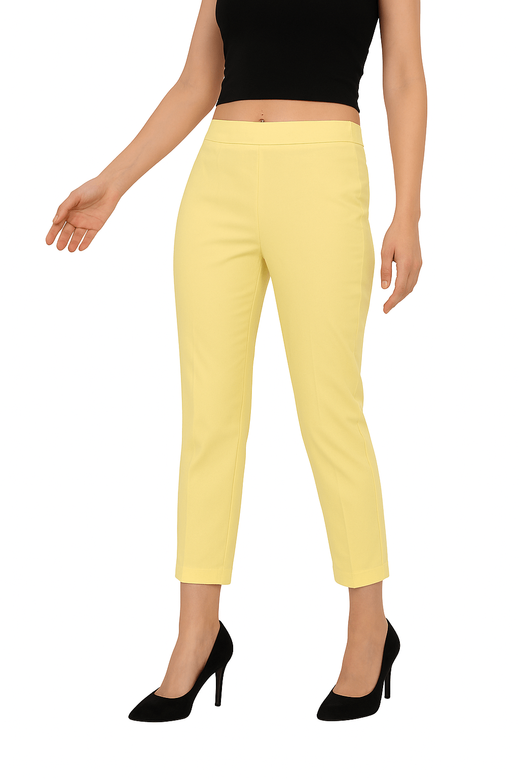 Women’s Linen Cotton Palazzo Pants – Womens Pants on Brown Living™. SKU: PALAZZO-PANT-BLU-M. Img 38.