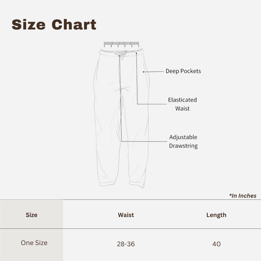 Women's Lounge Pant | Black | Free Size – Womens Pants by Hope - House of Pure Eco available on Brown Living™. . SKU: 213 - 09855 - BT01015. Img 3.