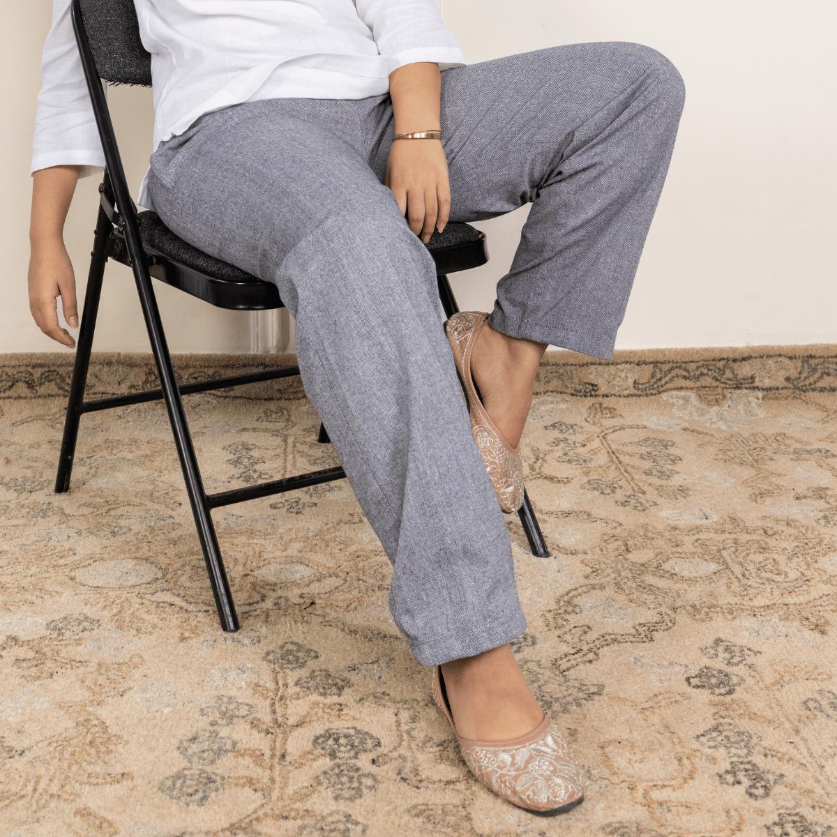 Women's Lounge Pant | Grey | Fits Waist Size 28" to 36" – Womens Pants by Hope - House of Pure Eco available on Brown Living™. . SKU: BT01013. Img 2.