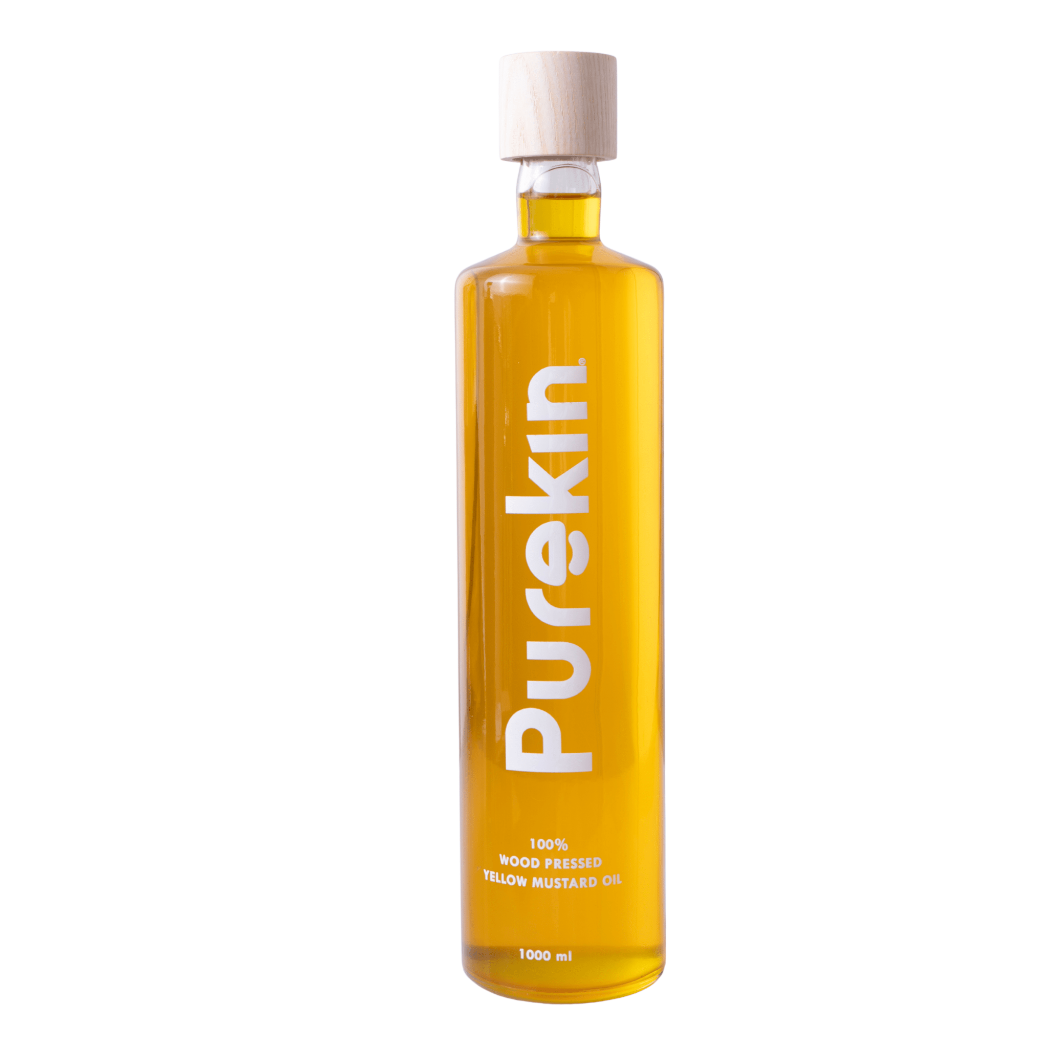 Wood Pressed Mustard Oil – Natural & Healthy Cooking Oil – Cooking Oils on Brown Living™. SKU: PWPYMO1000G. Img 1.