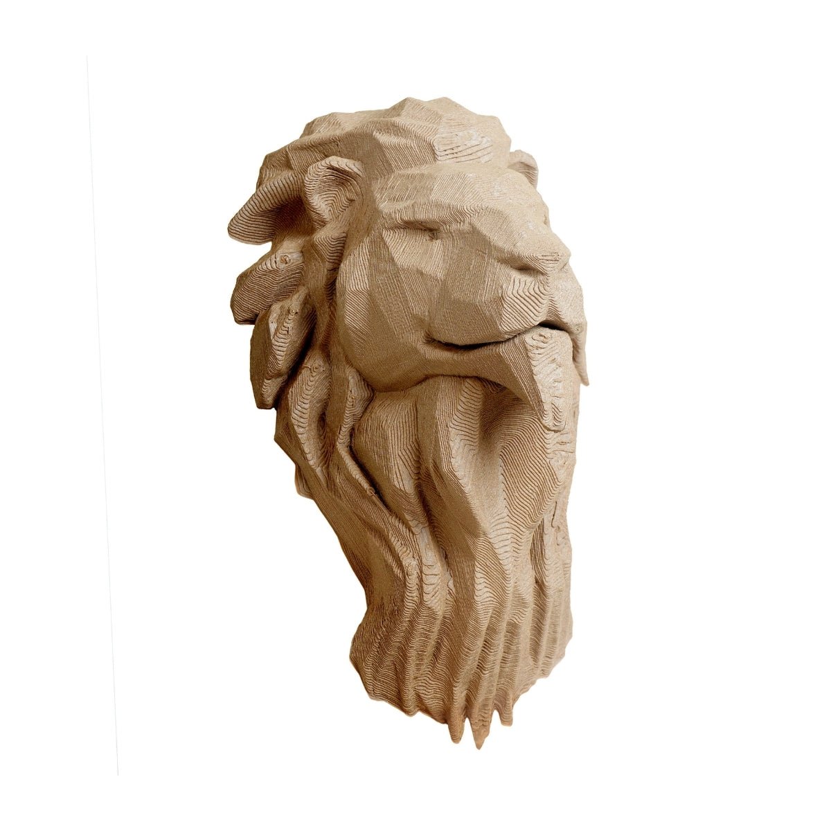 Wooden Braveheart Plant - Based Light Wood Wall Decor – Home Decor on Brown Living™. SKU: WOBREDPLLWA025. Img 3.