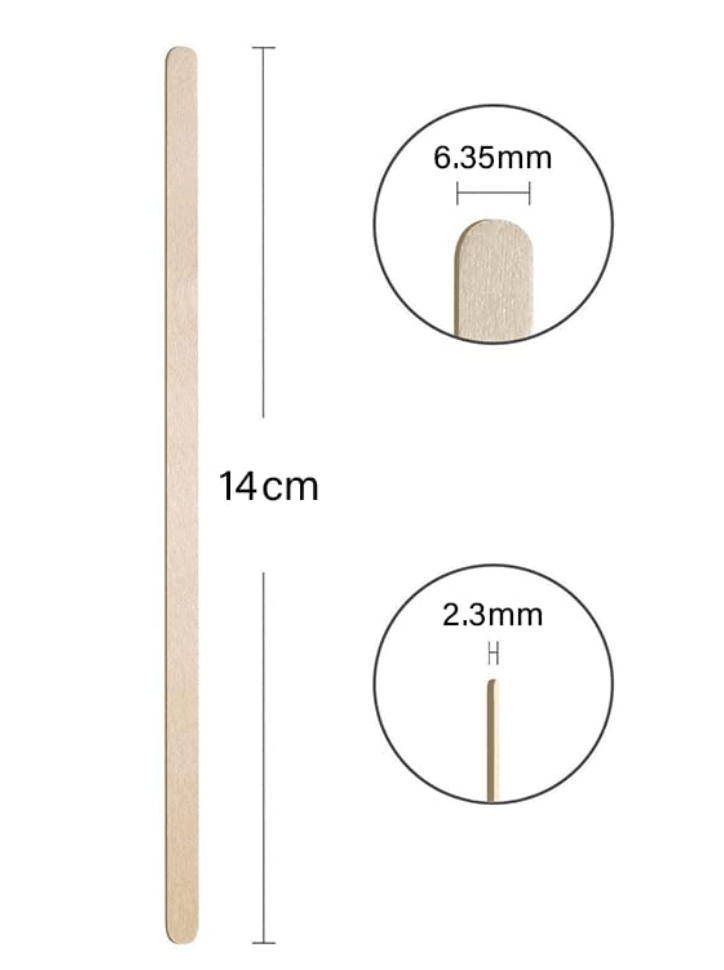 Wooden Coffee Stirrer | Reusable Natural Wood Stirrer – Cutlery on Brown Living™. SKU: ORKO-38WST. Img 3.