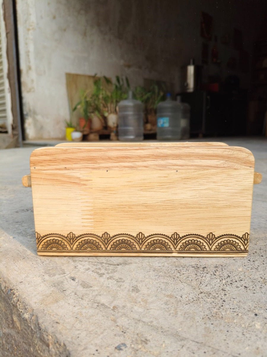 Wooden Cutlery Holder with Three Compartments – Kitchen Organizers on Brown Living™. SKU: Cutleryholder04. Img 5.