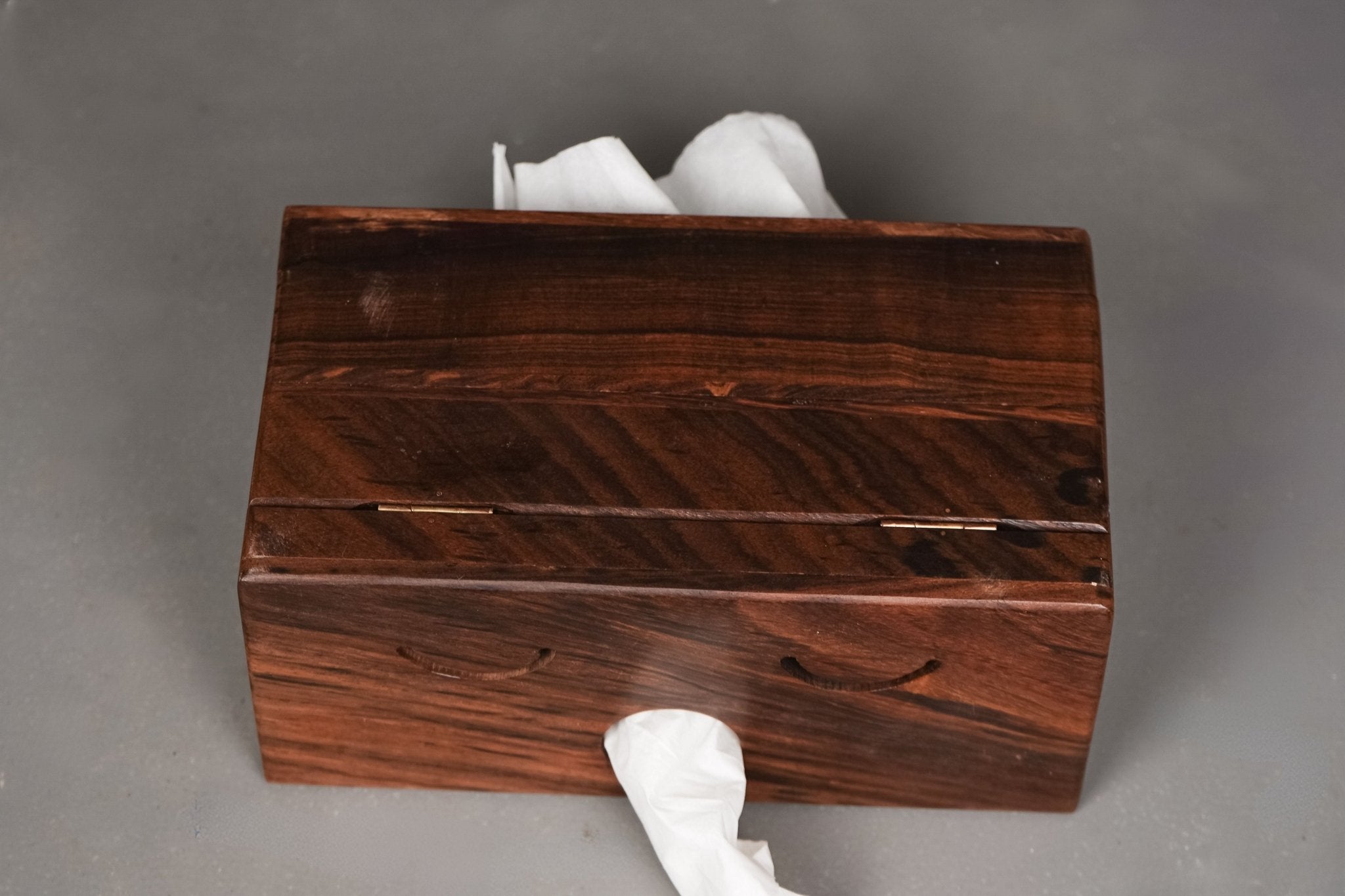 Wooden Double Side Tissue Box Holder | Eco - Friendly Dual Opening Box – Home Décor on Brown Living™. SKU: DSTB. Img 3.